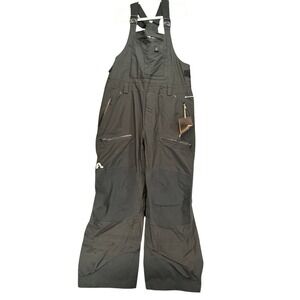 Flylow Baker Perm Bib‎ Mens XXL Black Waterproof Ski Snowboard Pants NEW